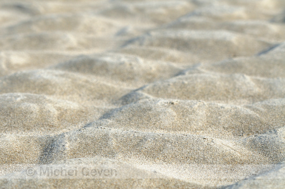 ribbels in het zand
